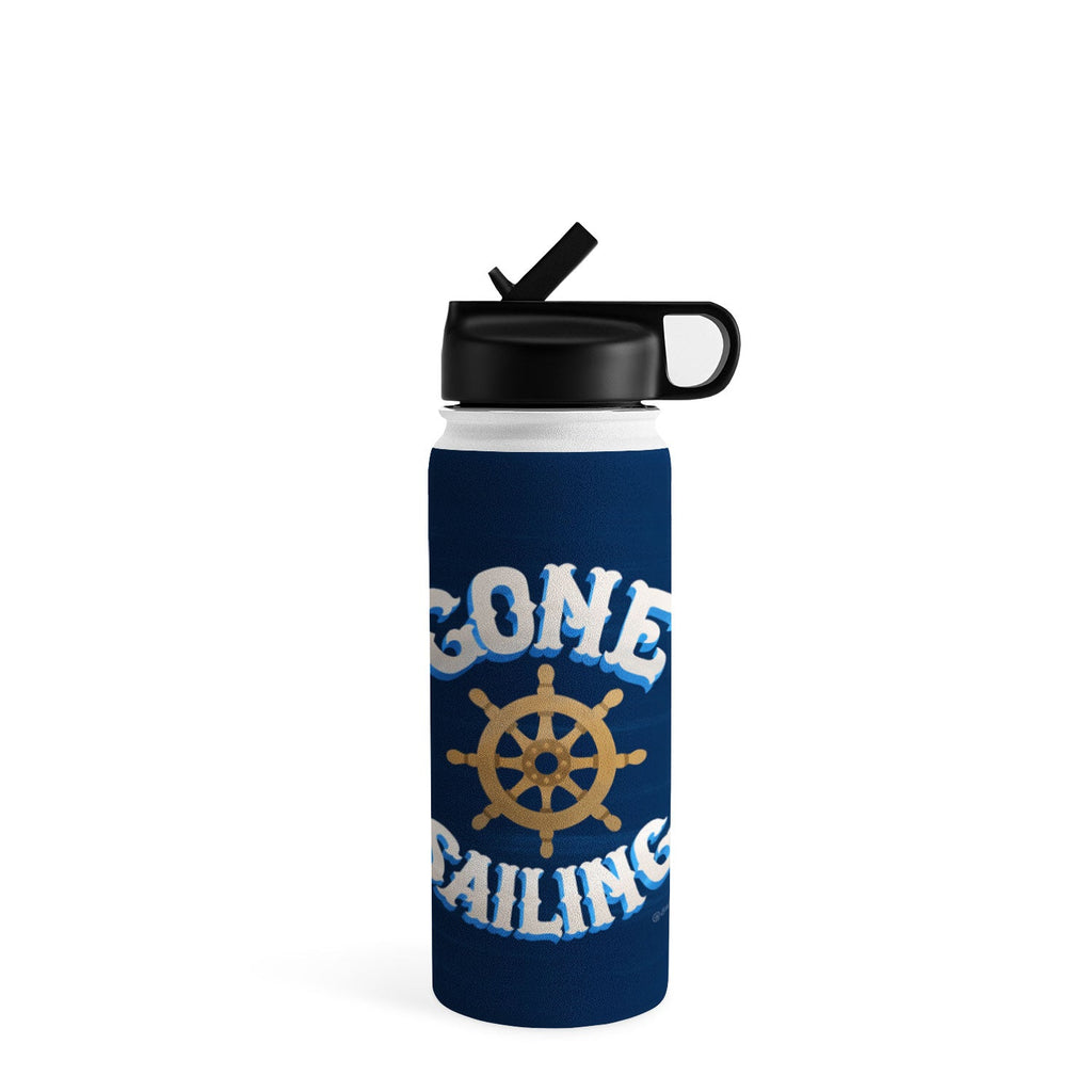 Seta Zakian Gone Sailing Water Bottle