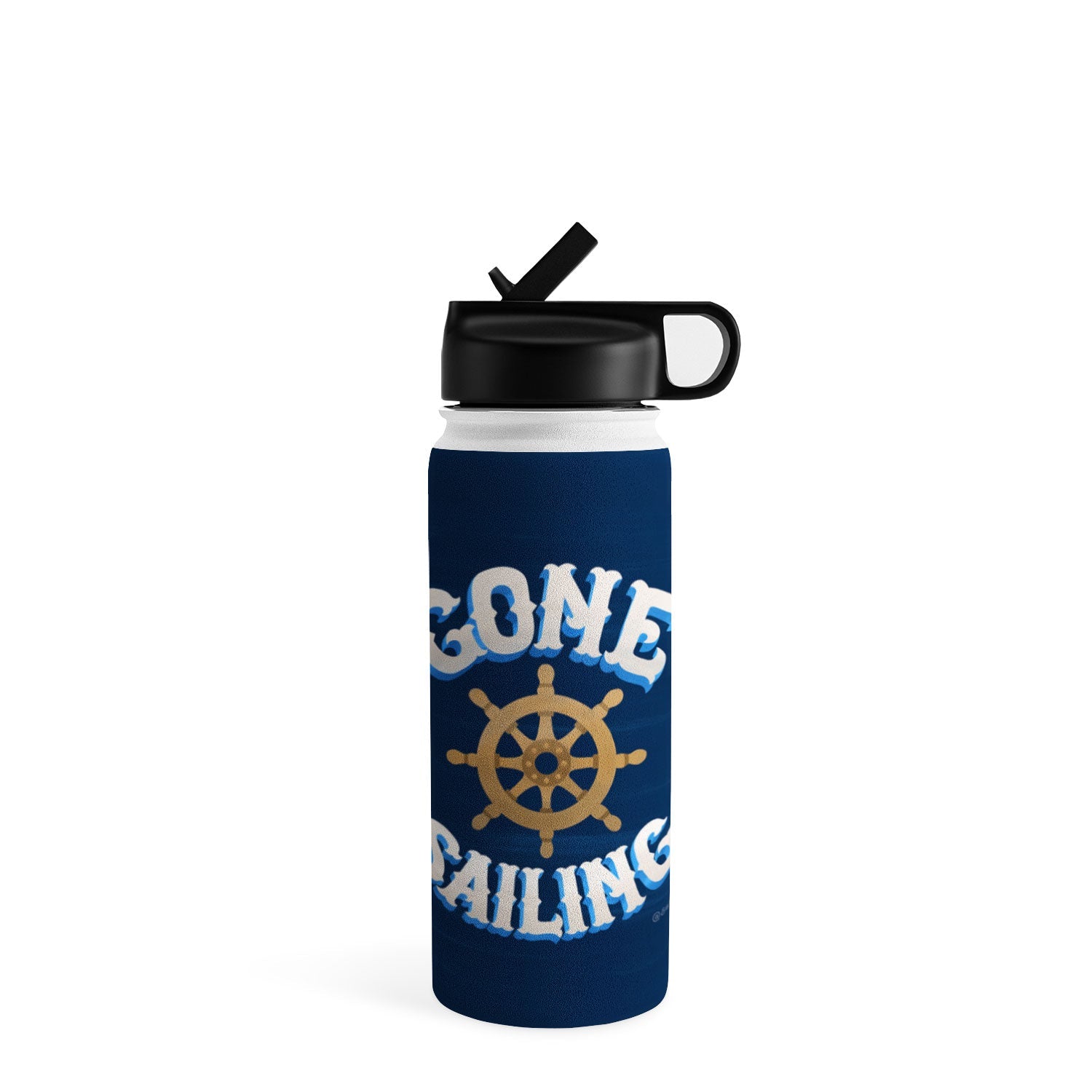 Seta Zakian Gone Sailing Water Bottle