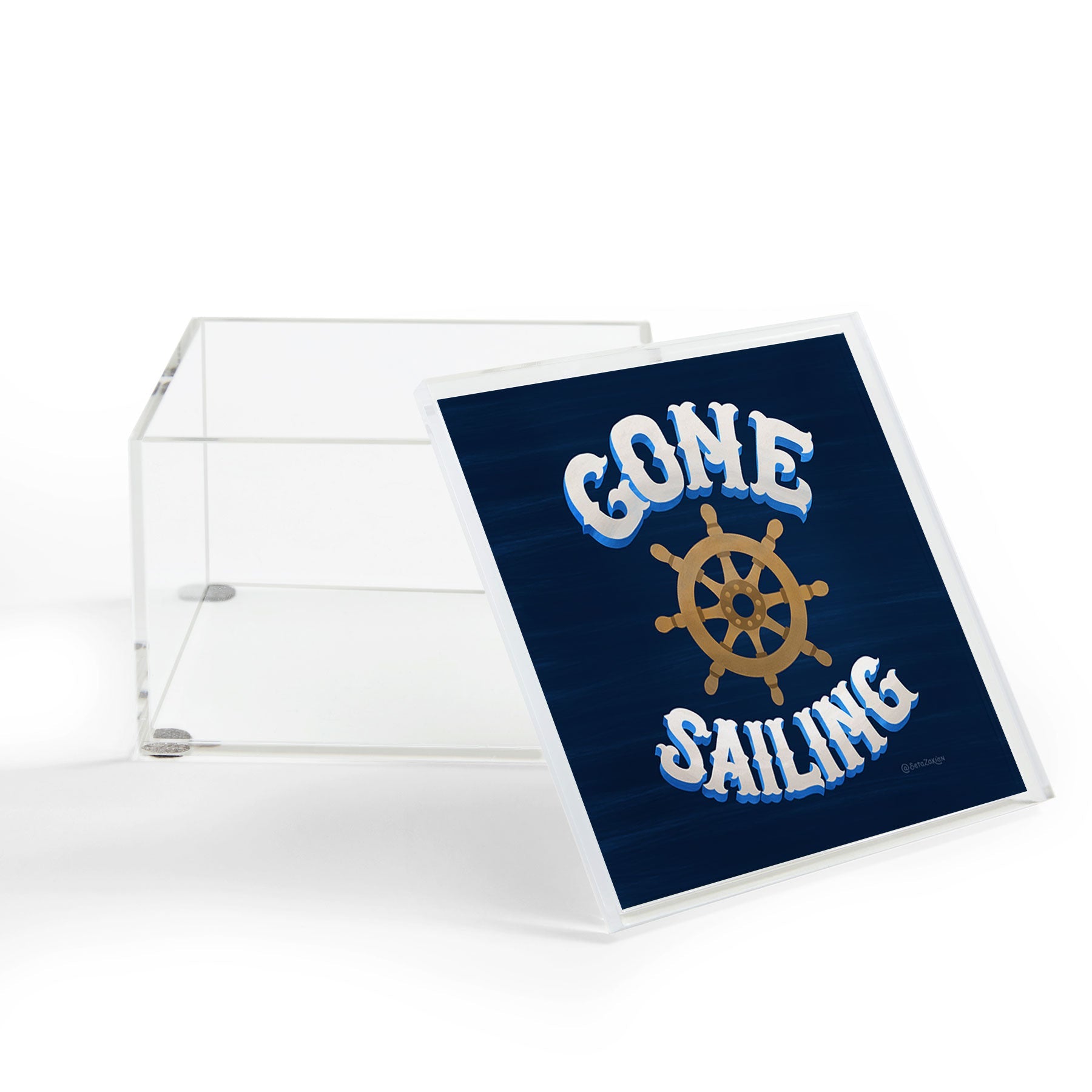Seta Zakian Gone Sailing Acrylic Box
