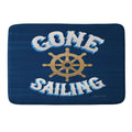 Seta Zakian Gone Sailing Memory Foam Bath Mat