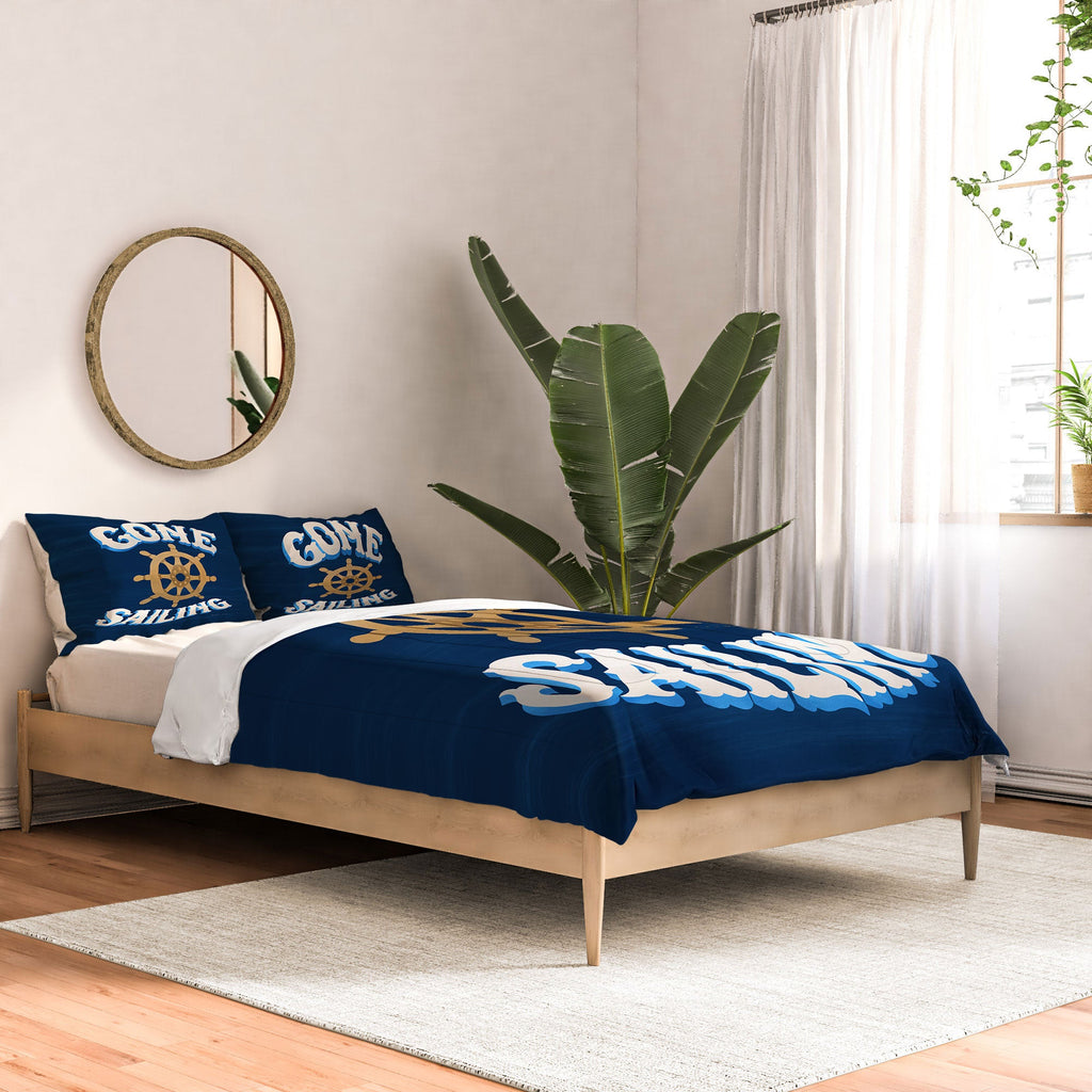 Seta Zakian Gone Sailing Comforter