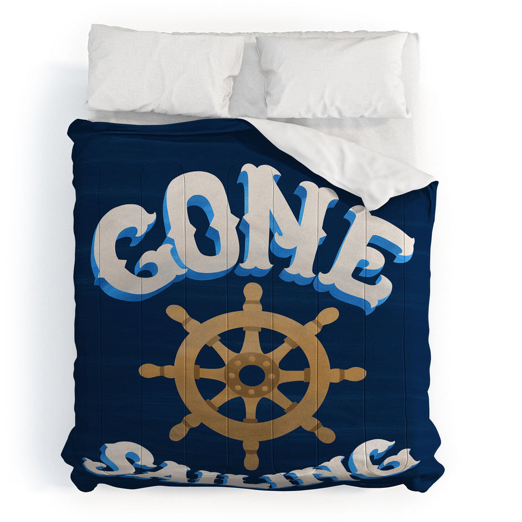 Seta Zakian Gone Sailing Comforter