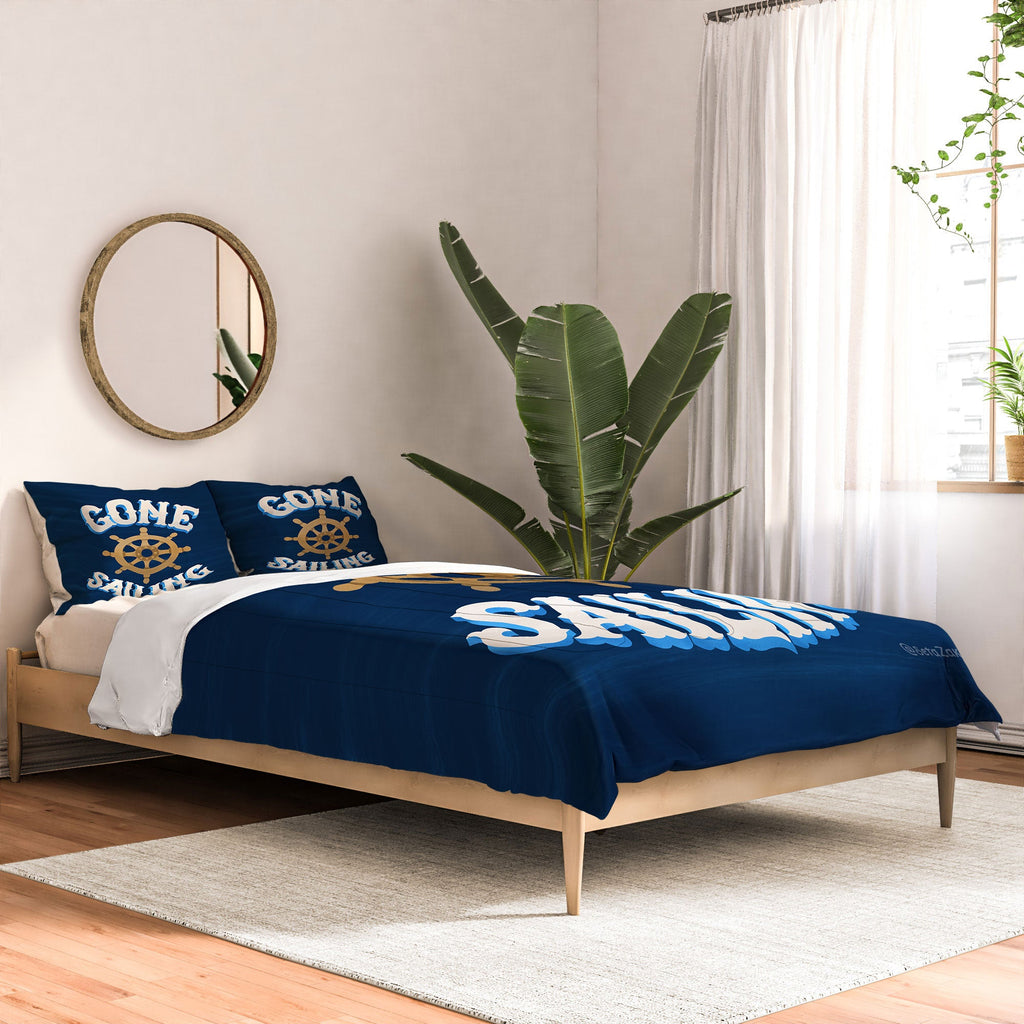 Seta Zakian Gone Sailing Comforter