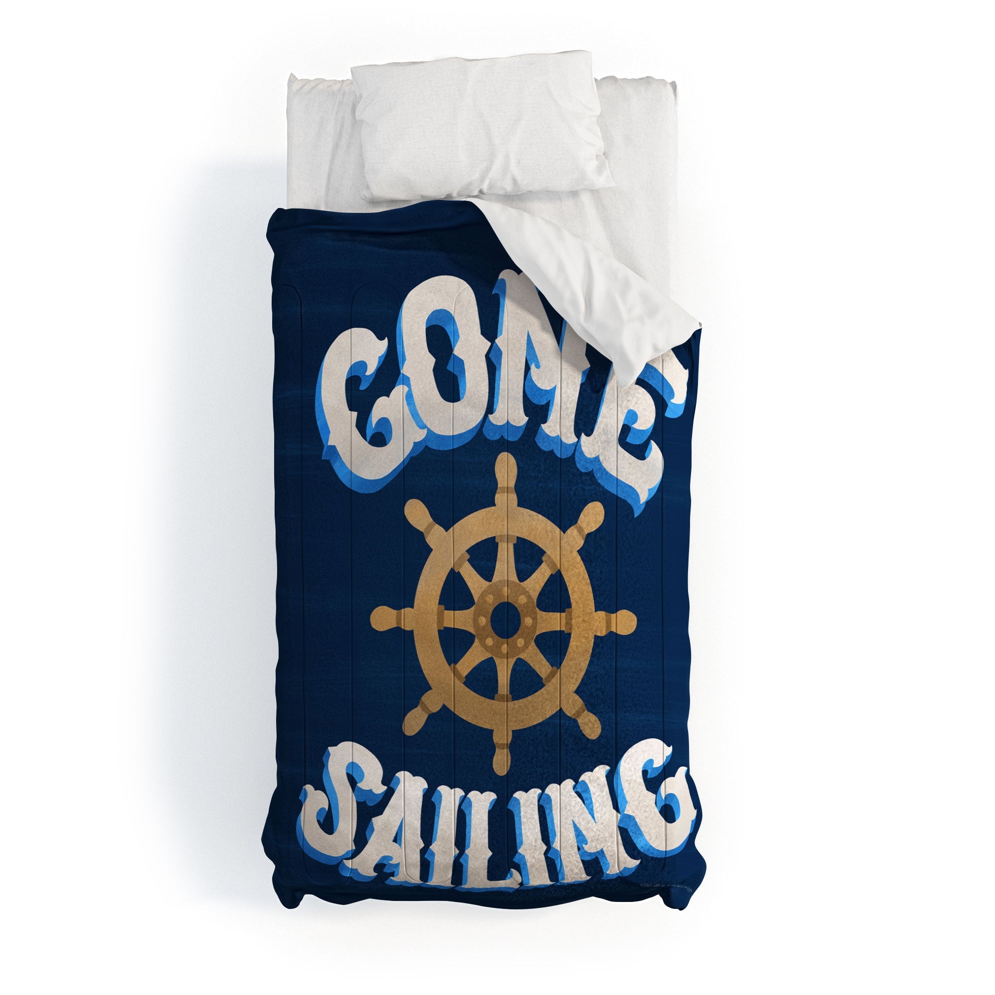 Seta Zakian Gone Sailing Comforter