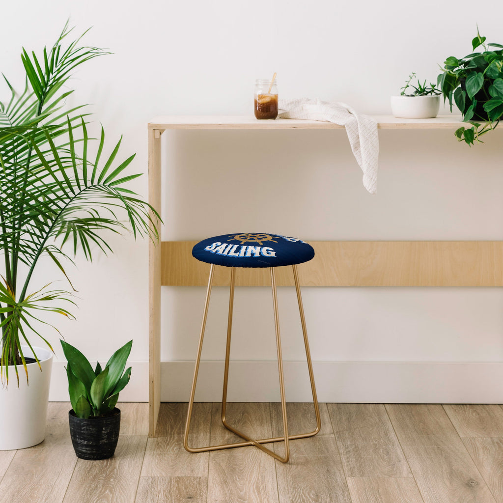 Seta Zakian Gone Sailing Counter Stool