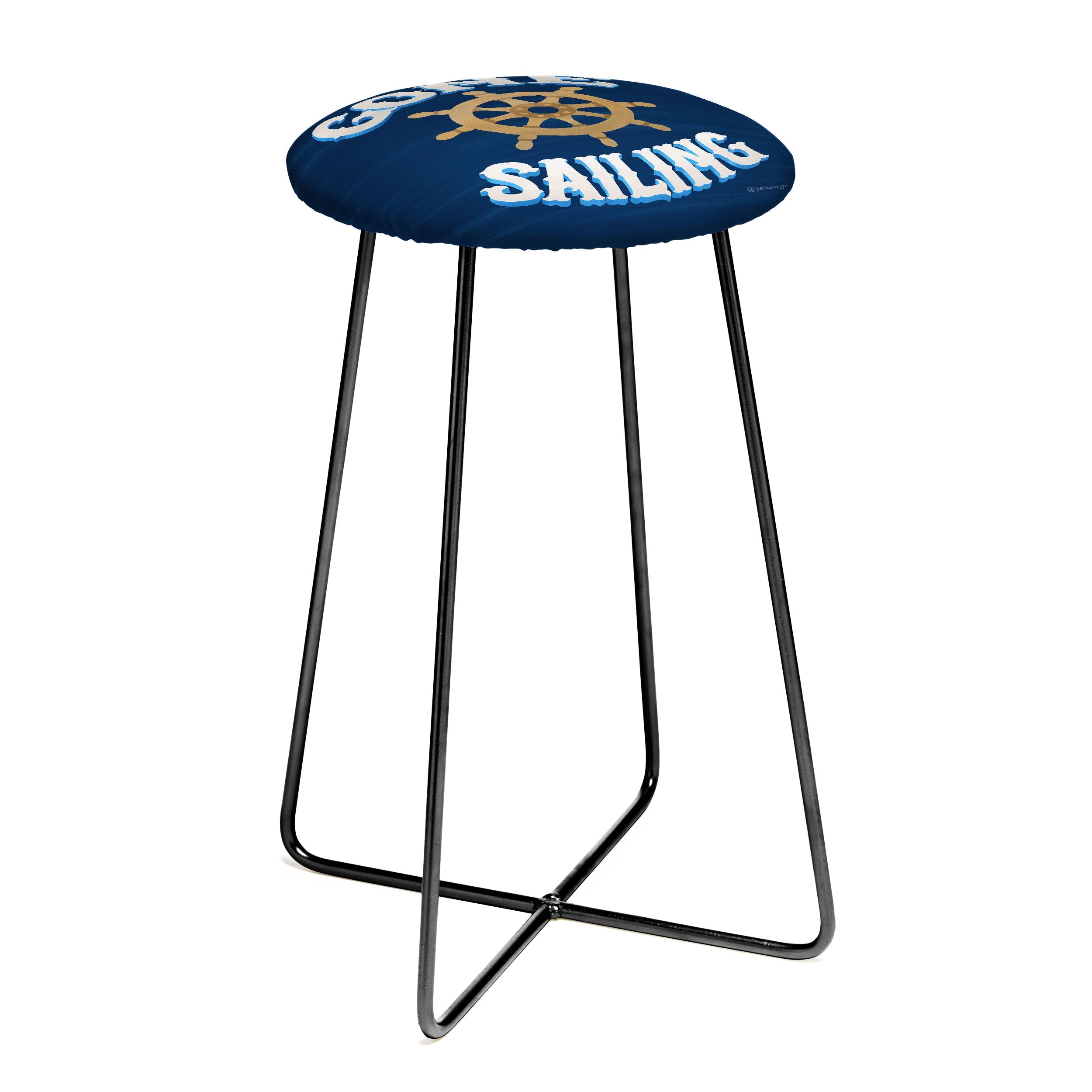 Seta Zakian Gone Sailing Counter Stool