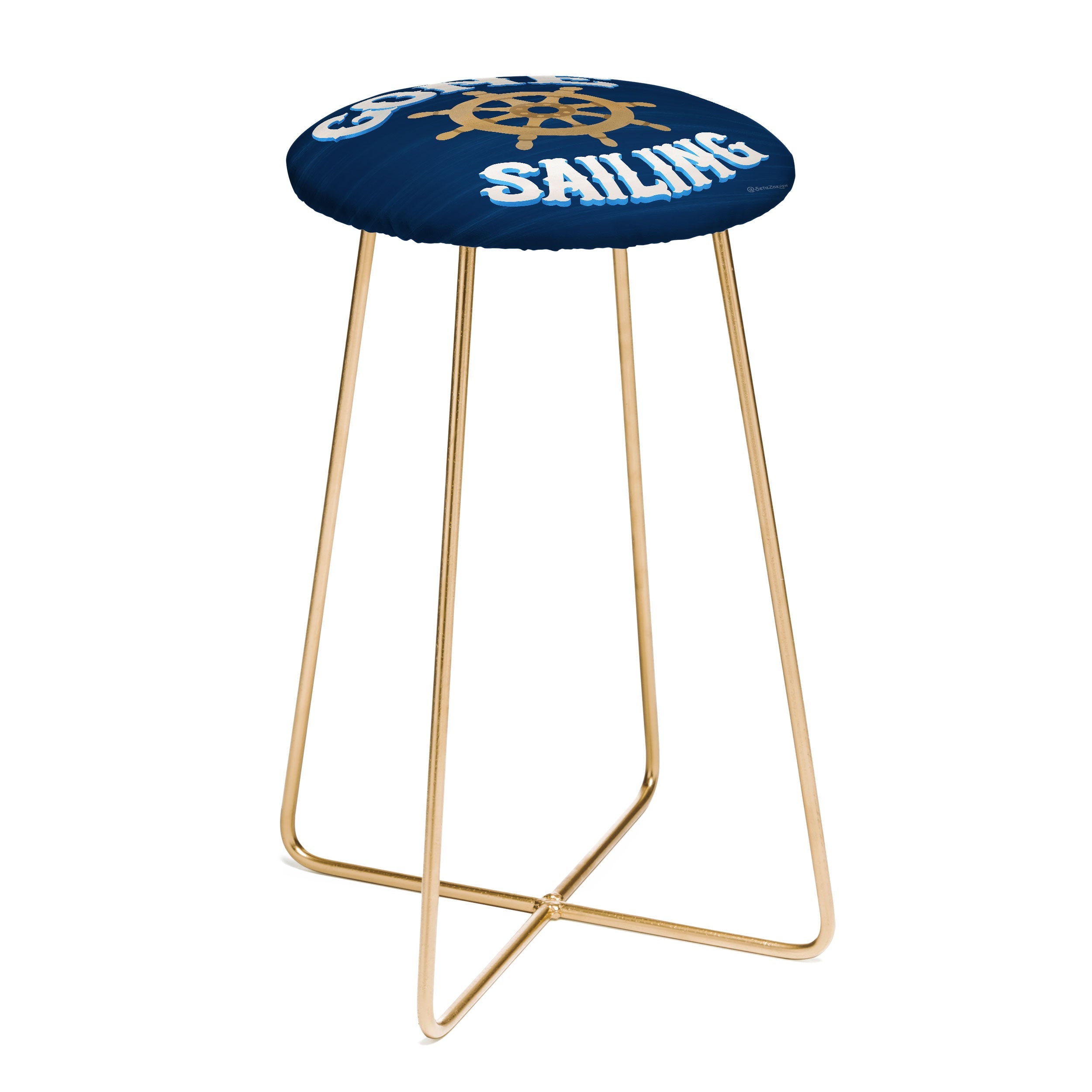 Seta Zakian Gone Sailing Counter Stool