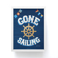 Seta Zakian Gone Sailing Framed Mini Art Print