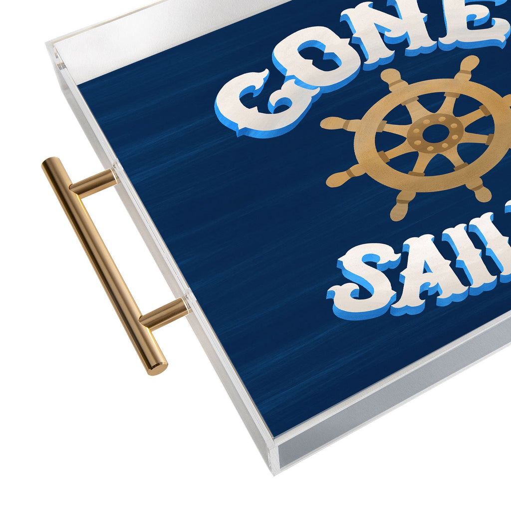 Seta Zakian Gone Sailing Acrylic Tray