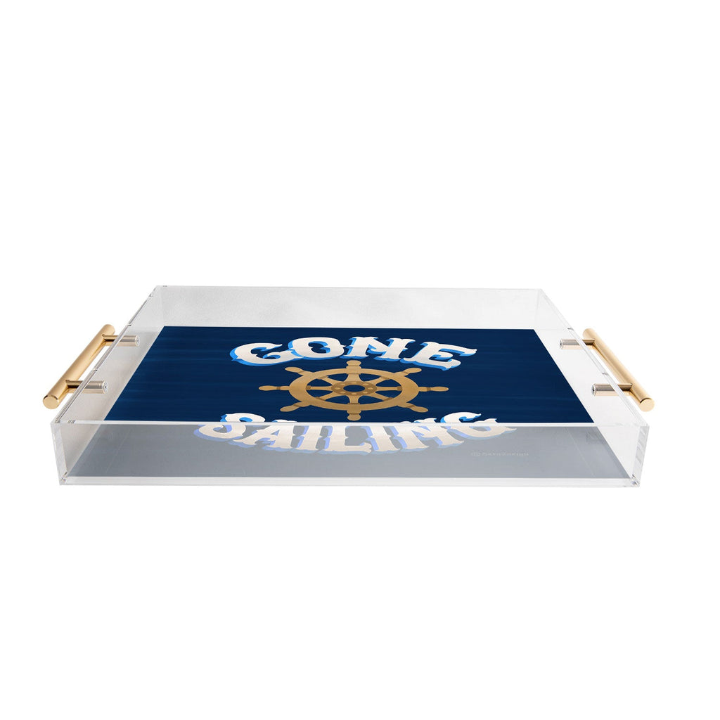 Seta Zakian Gone Sailing Acrylic Tray