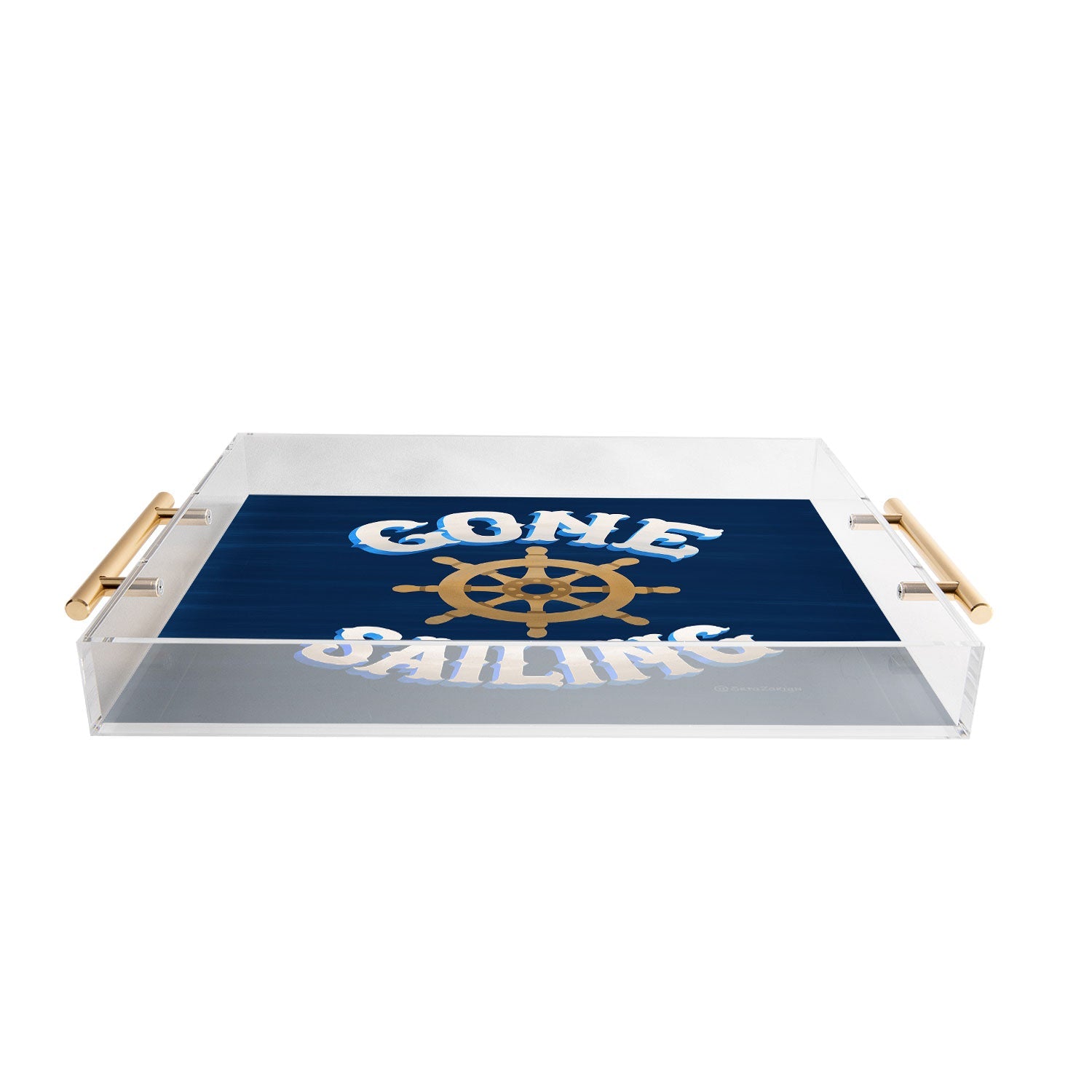 Seta Zakian Gone Sailing Acrylic Tray