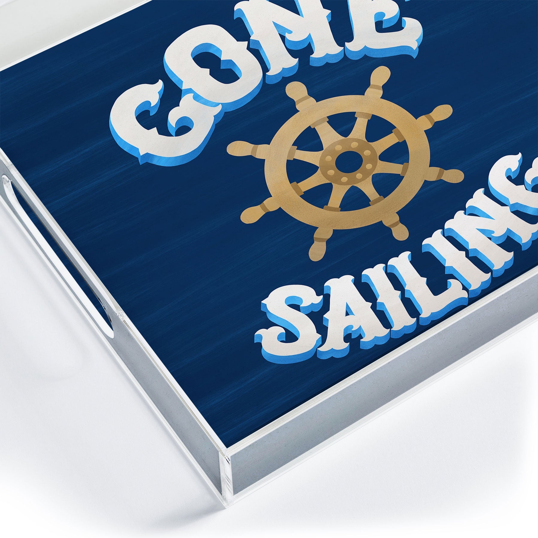 Seta Zakian Gone Sailing Acrylic Tray
