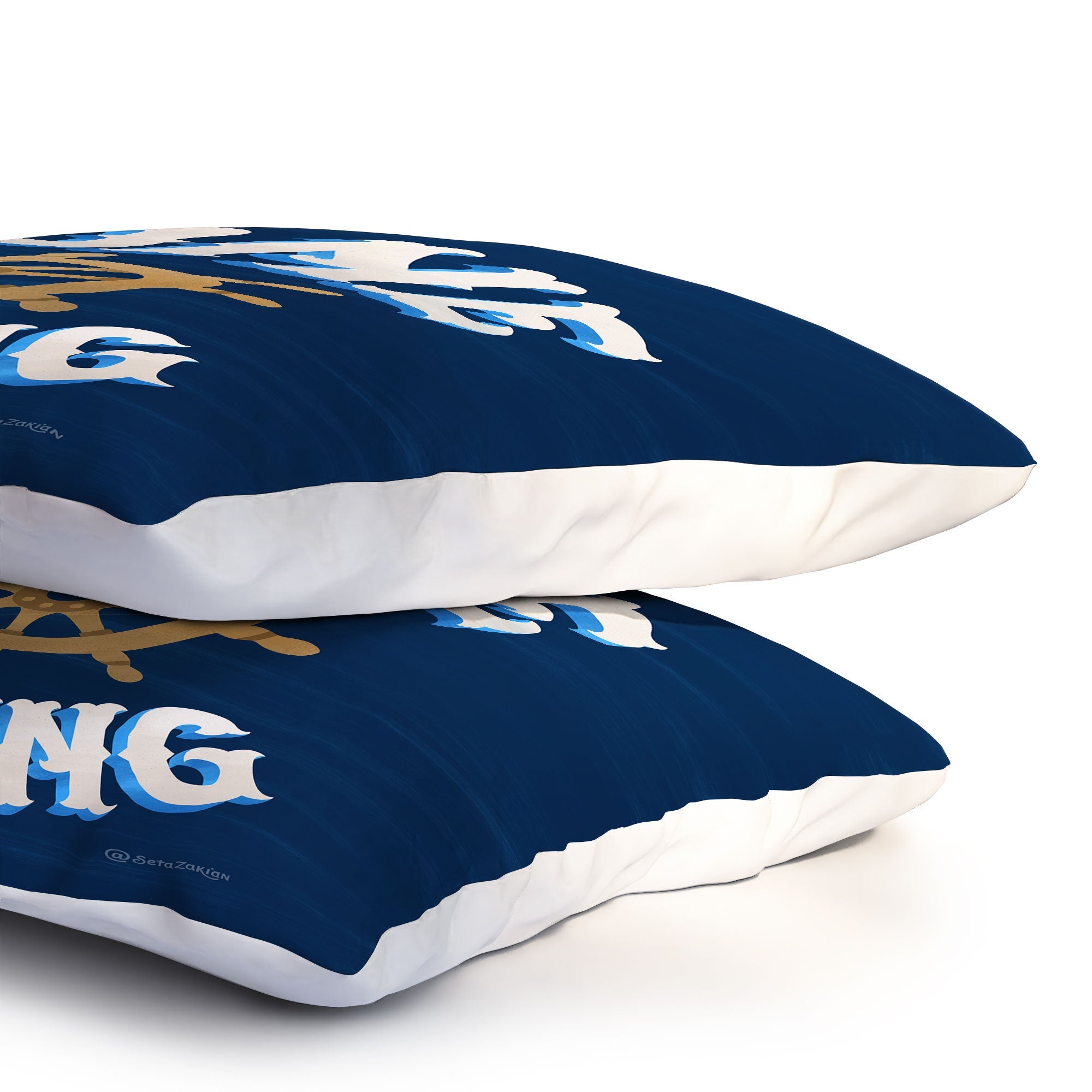Seta Zakian Gone Sailing Pillow Shams