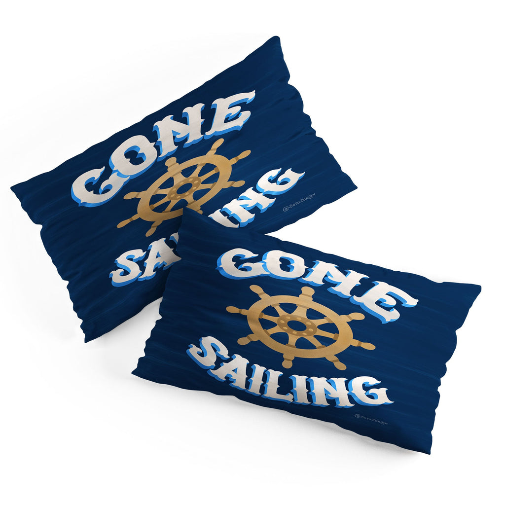Seta Zakian Gone Sailing Pillow Shams