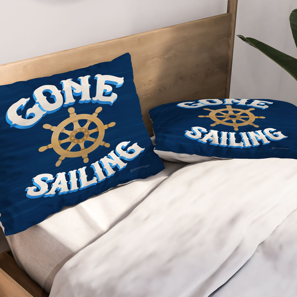 Seta Zakian Gone Sailing Pillow Shams