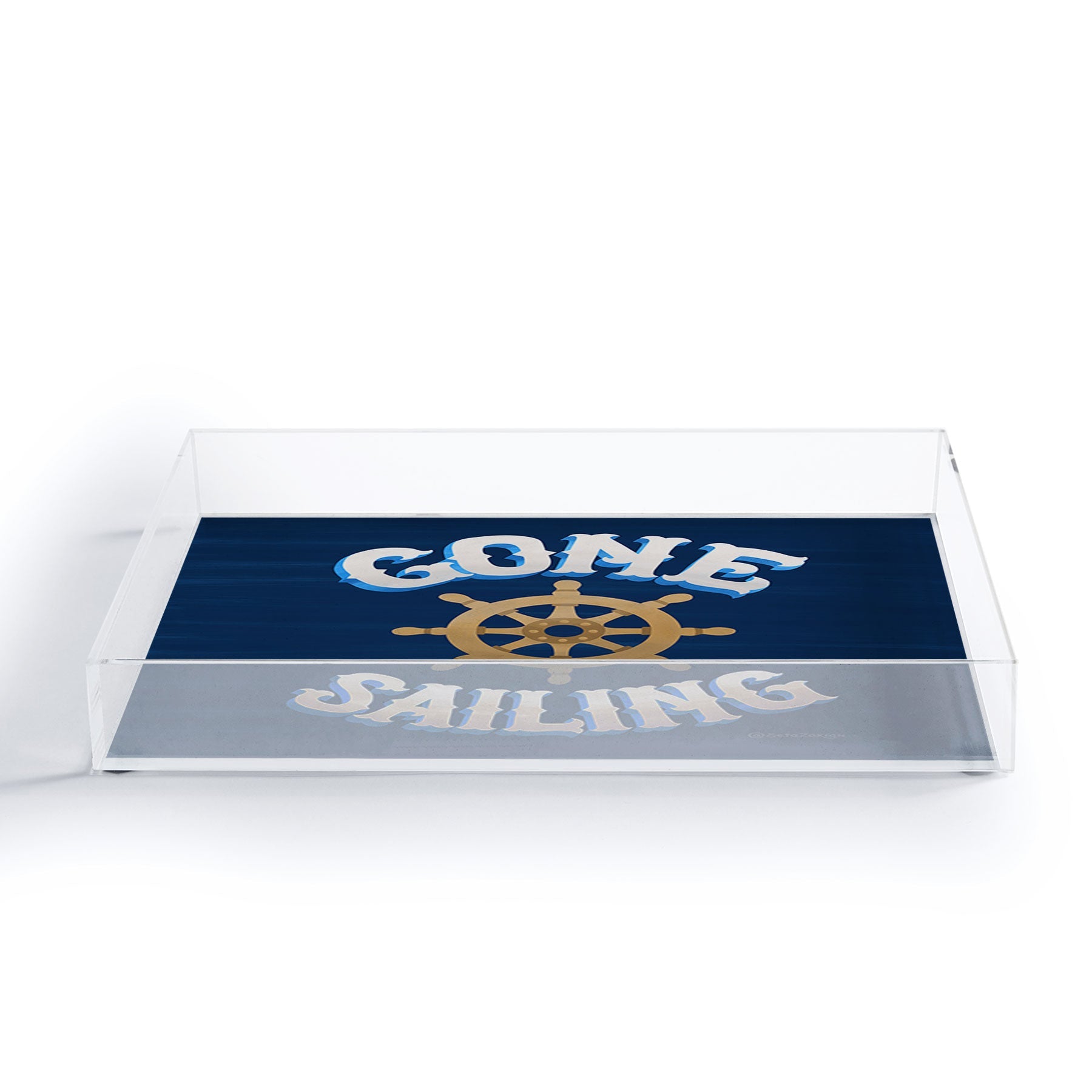 Seta Zakian Gone Sailing Acrylic Tray