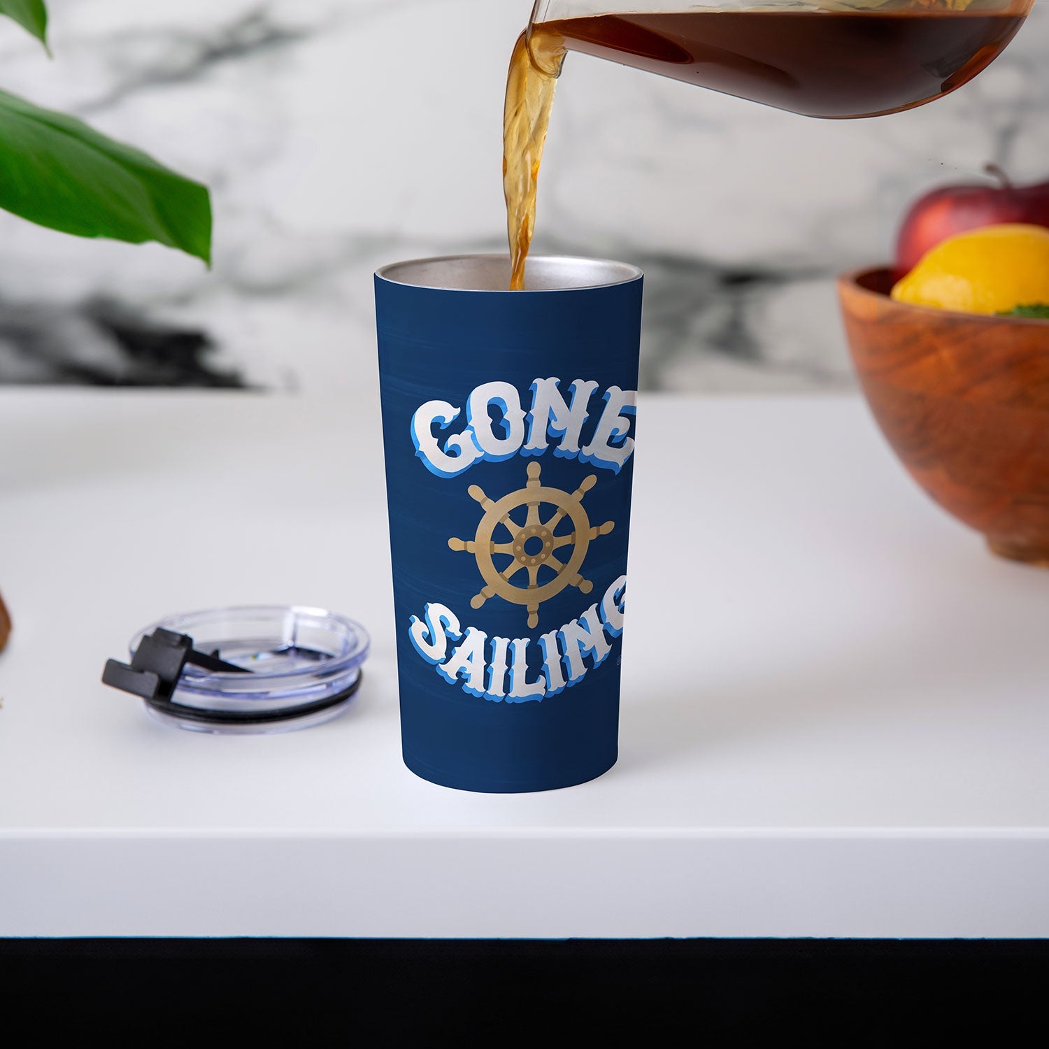 Seta Zakian Gone Sailing Travel Mug
