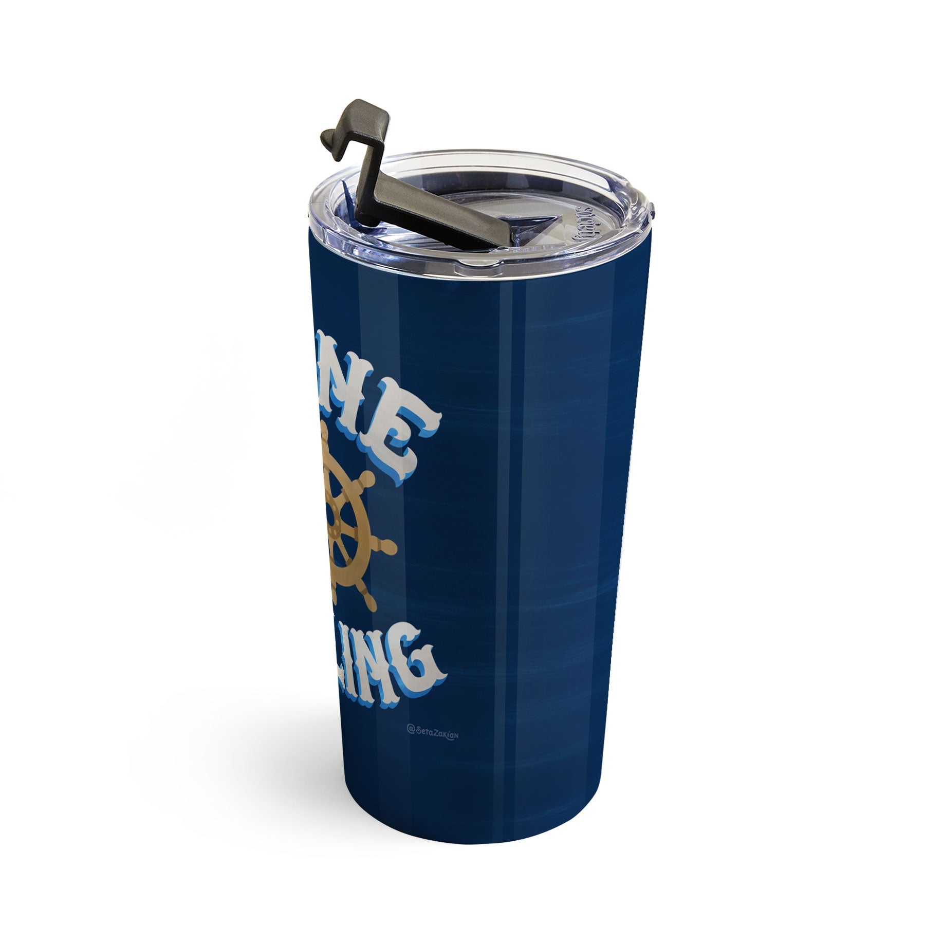 Seta Zakian Gone Sailing Travel Mug