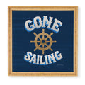 Seta Zakian Gone Sailing Framed Wall Art