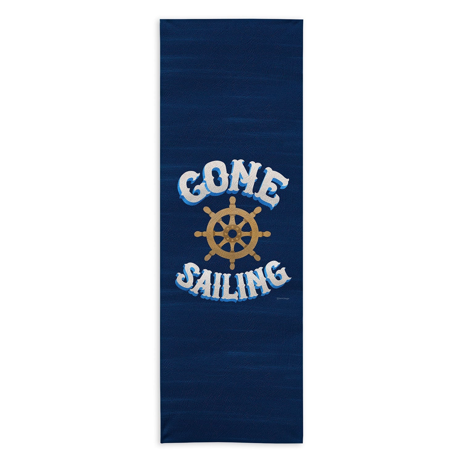 Seta Zakian Gone Sailing Yoga Towel