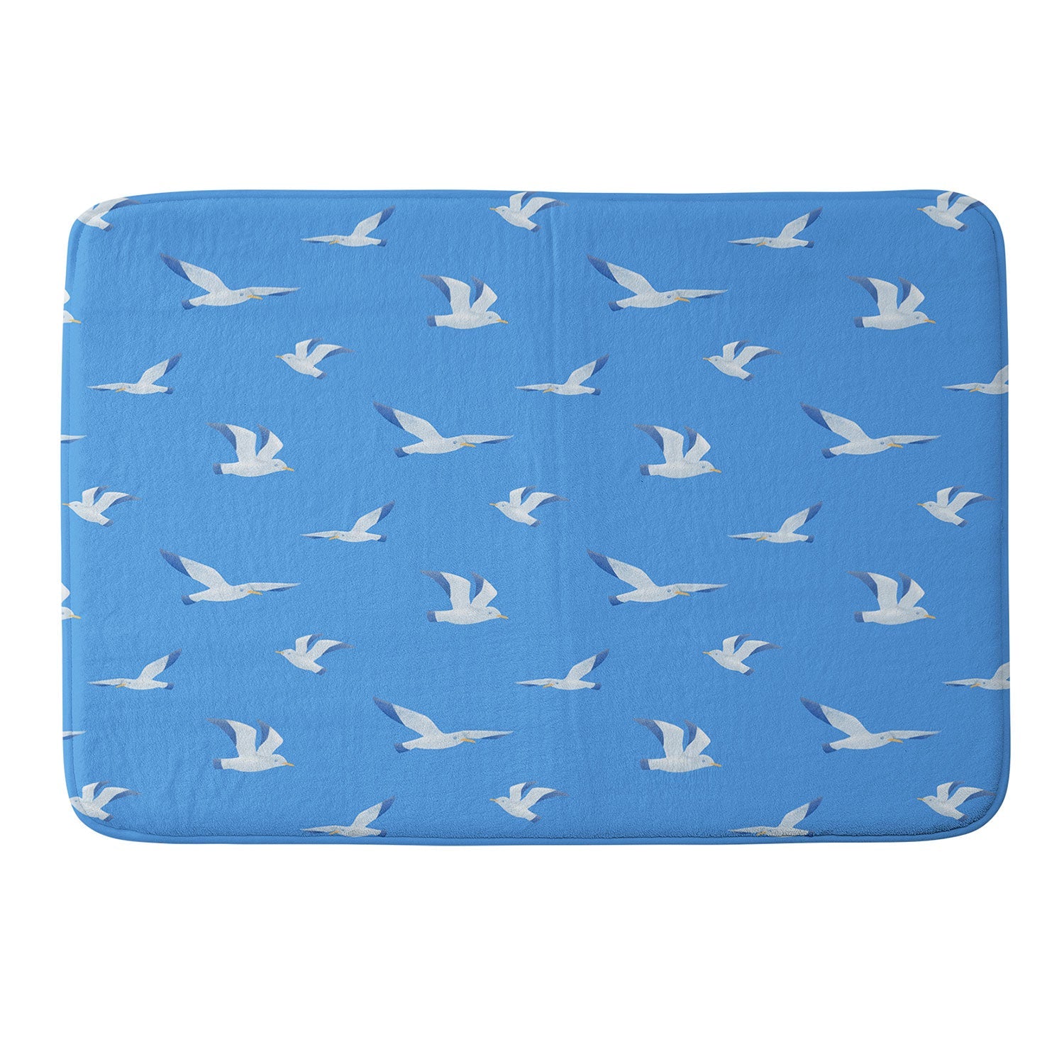 Seta Zakian Seagulls pattern Memory Foam Bath Mat