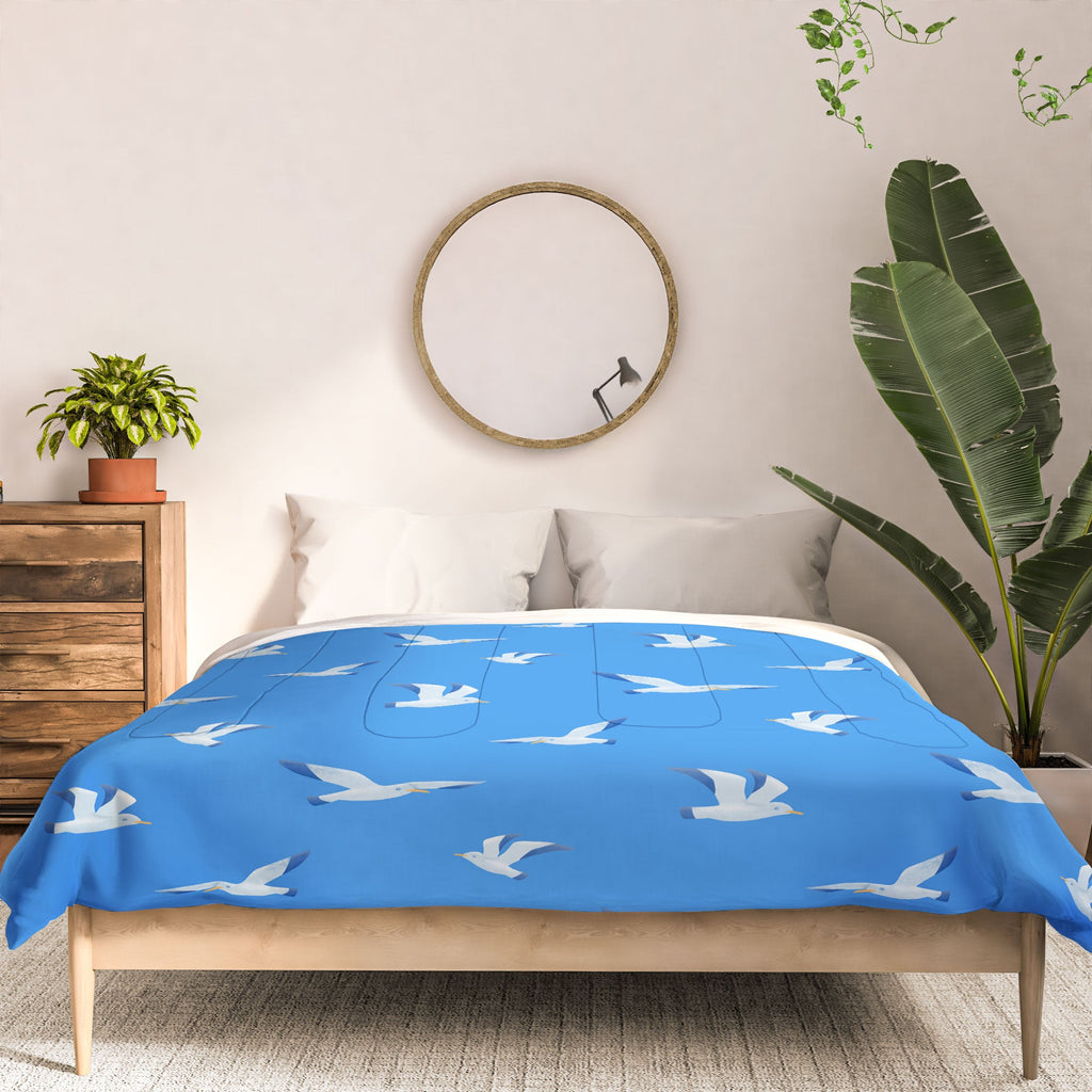 Seta Zakian Seagulls pattern Comforter