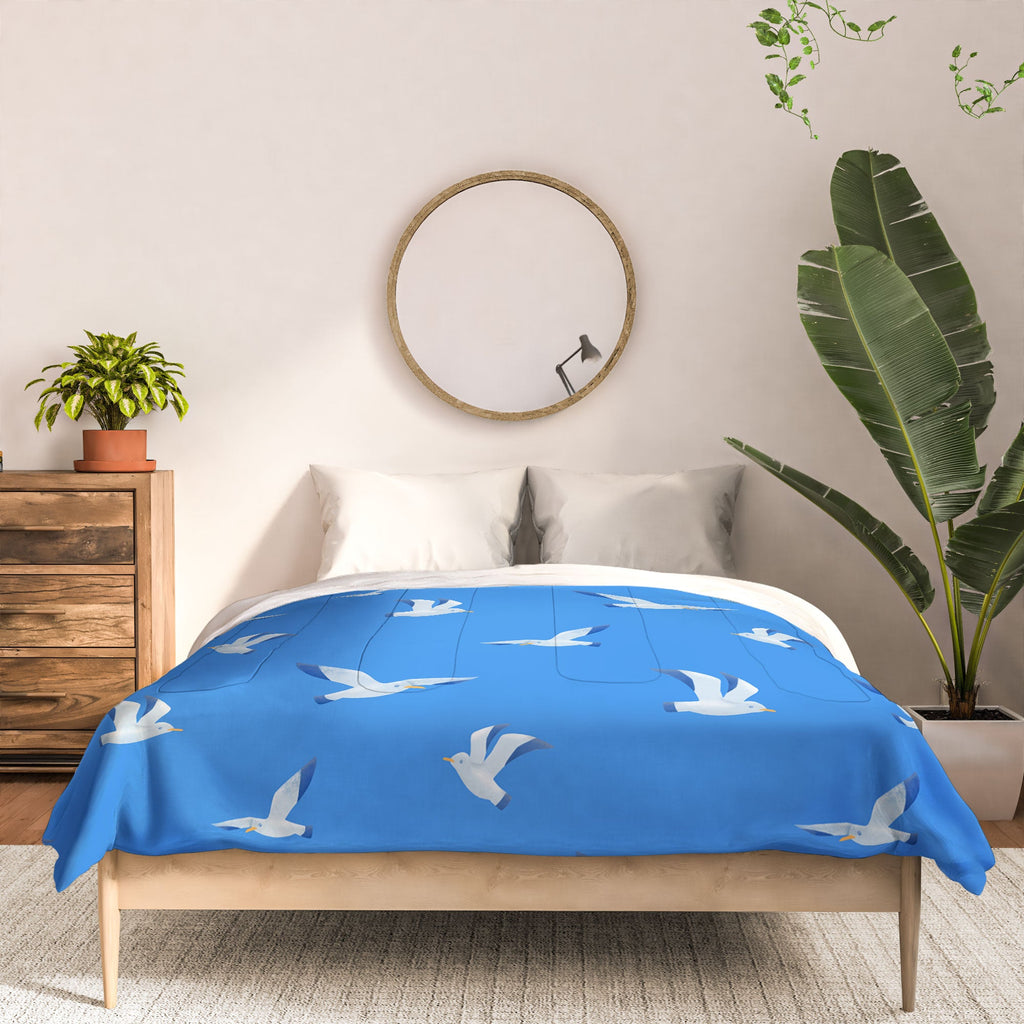 Seta Zakian Seagulls pattern Comforter
