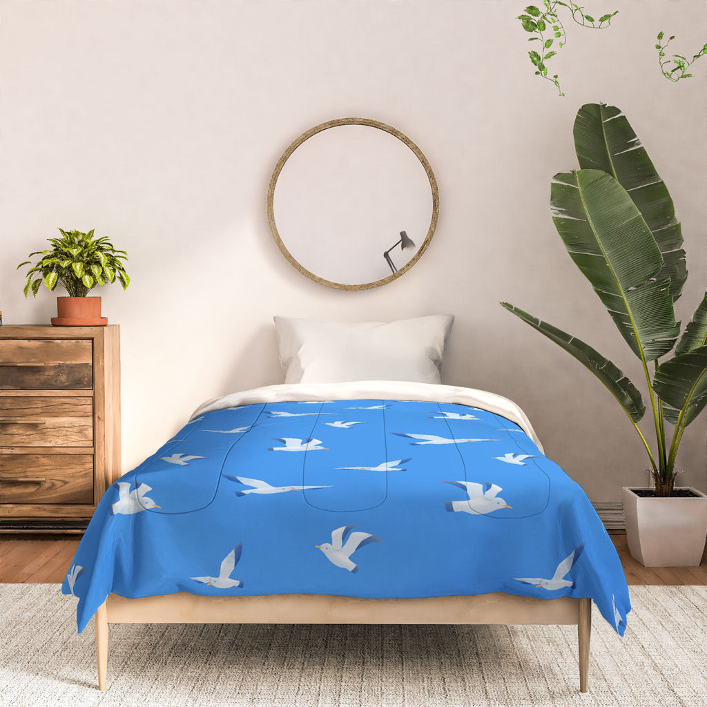 Seta Zakian Seagulls pattern Comforter
