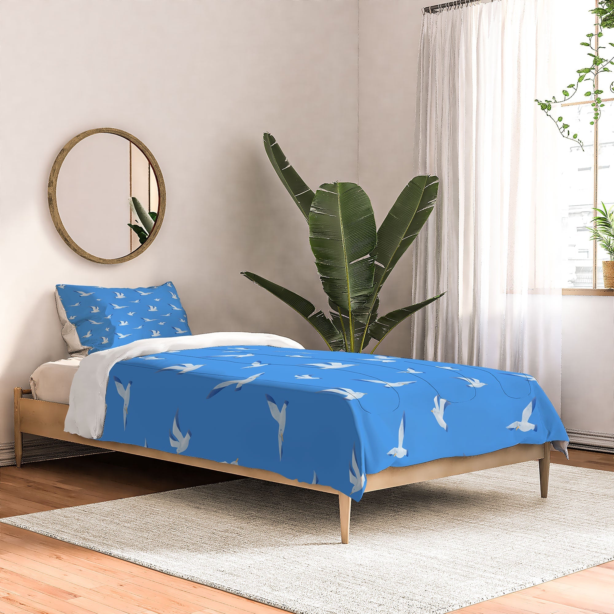 Seta Zakian Seagulls pattern Comforter