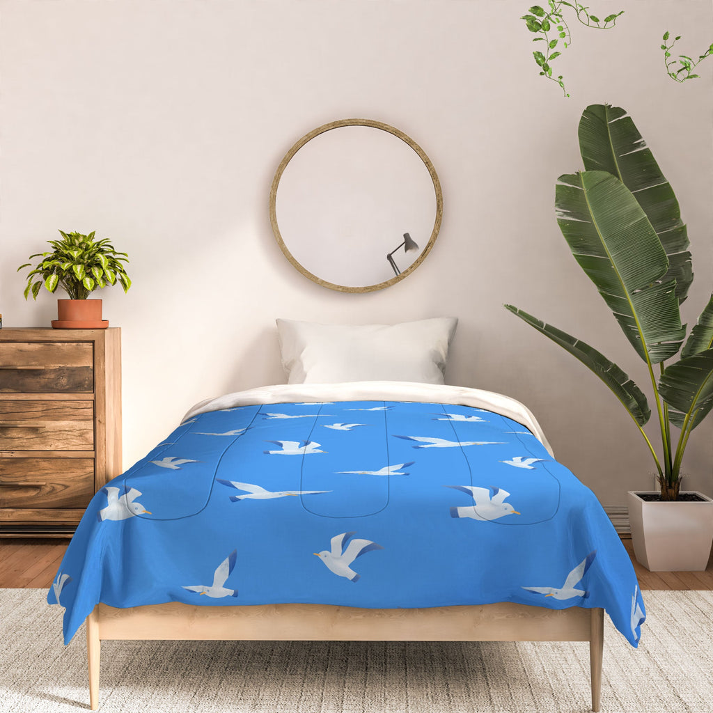 Seta Zakian Seagulls pattern Comforter