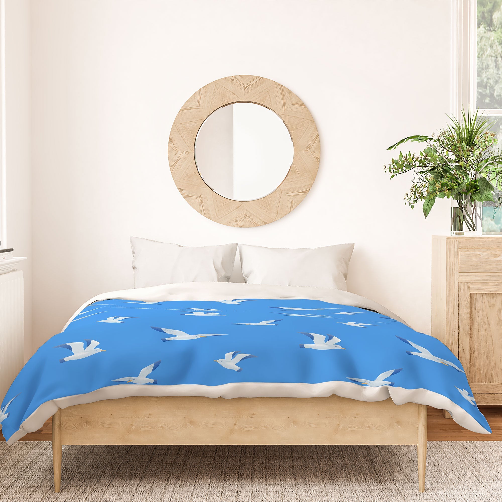 Seta Zakian Seagulls pattern Duvet Cover