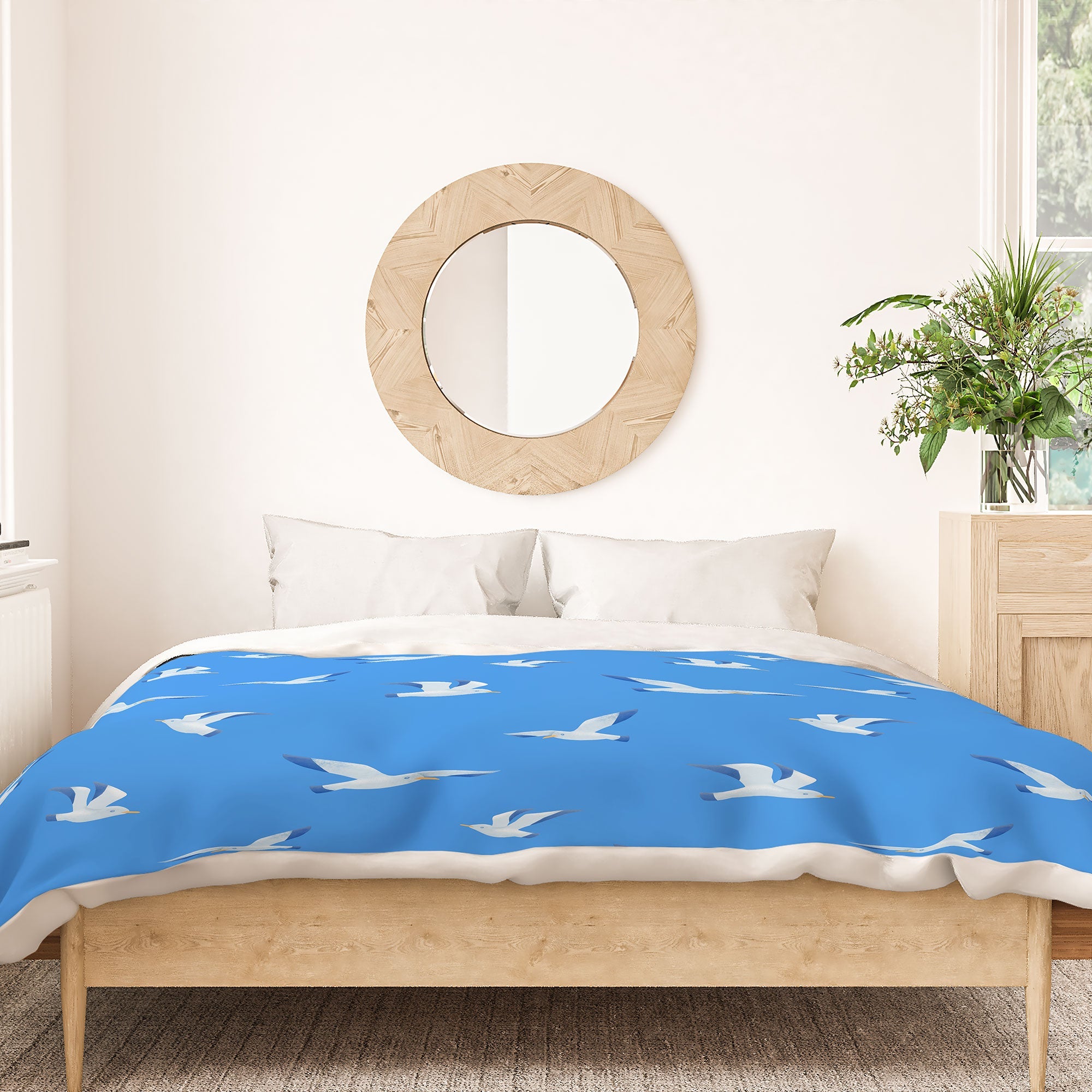 Seta Zakian Seagulls pattern Duvet Cover