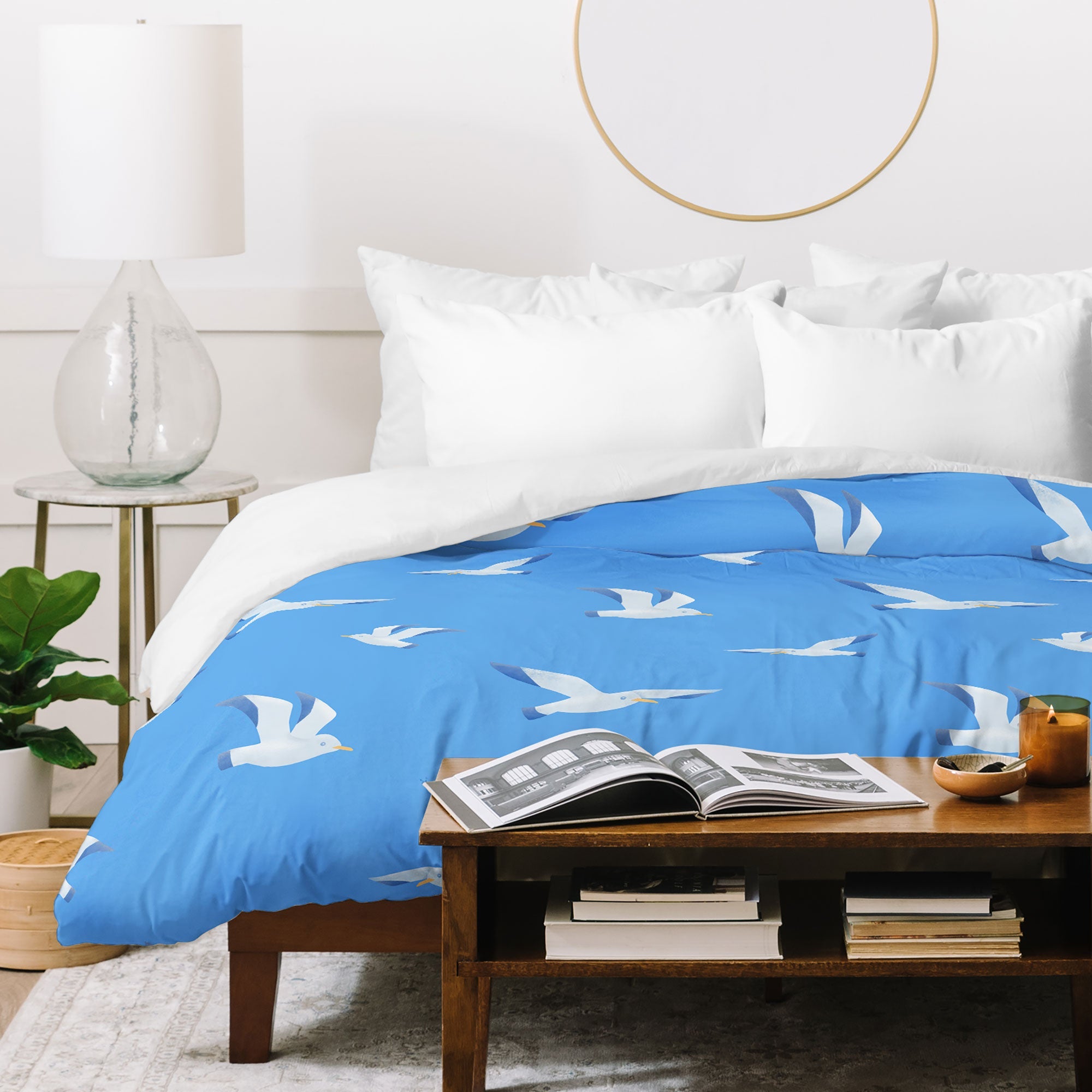 Seta Zakian Seagulls pattern Duvet Cover