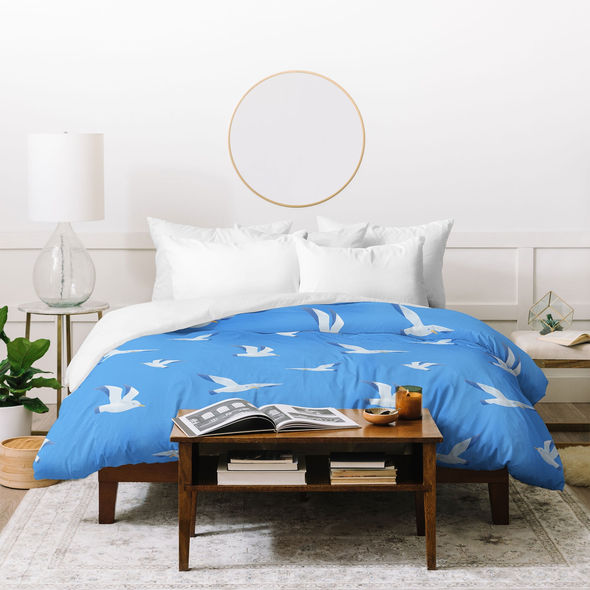 Seta Zakian Seagulls pattern Duvet Cover