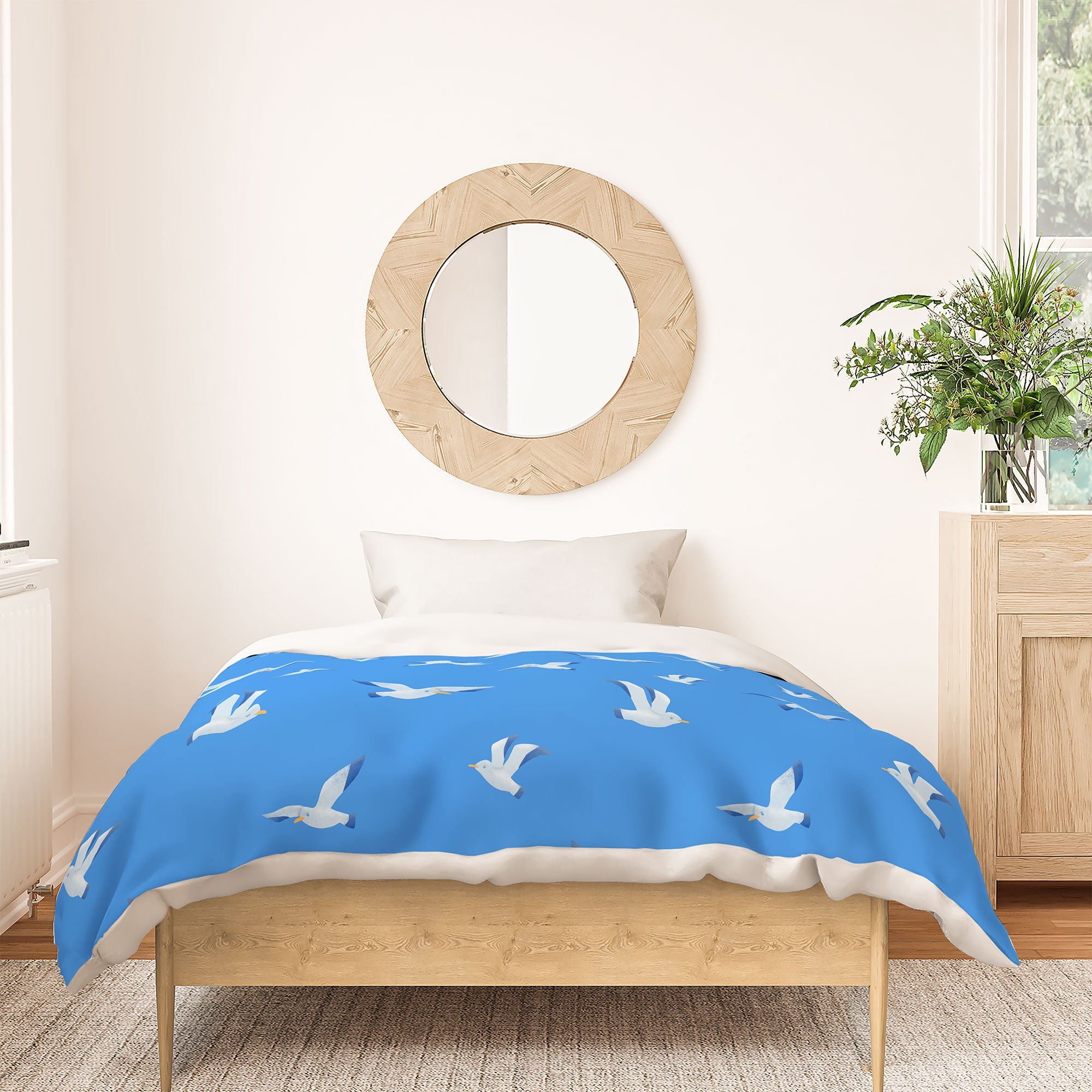 Seta Zakian Seagulls pattern Duvet Cover