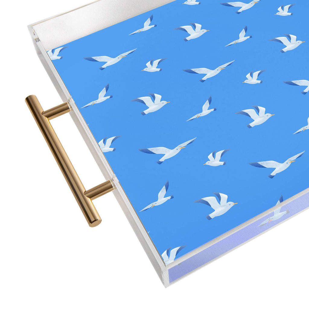 Seta Zakian Seagulls pattern Acrylic Tray