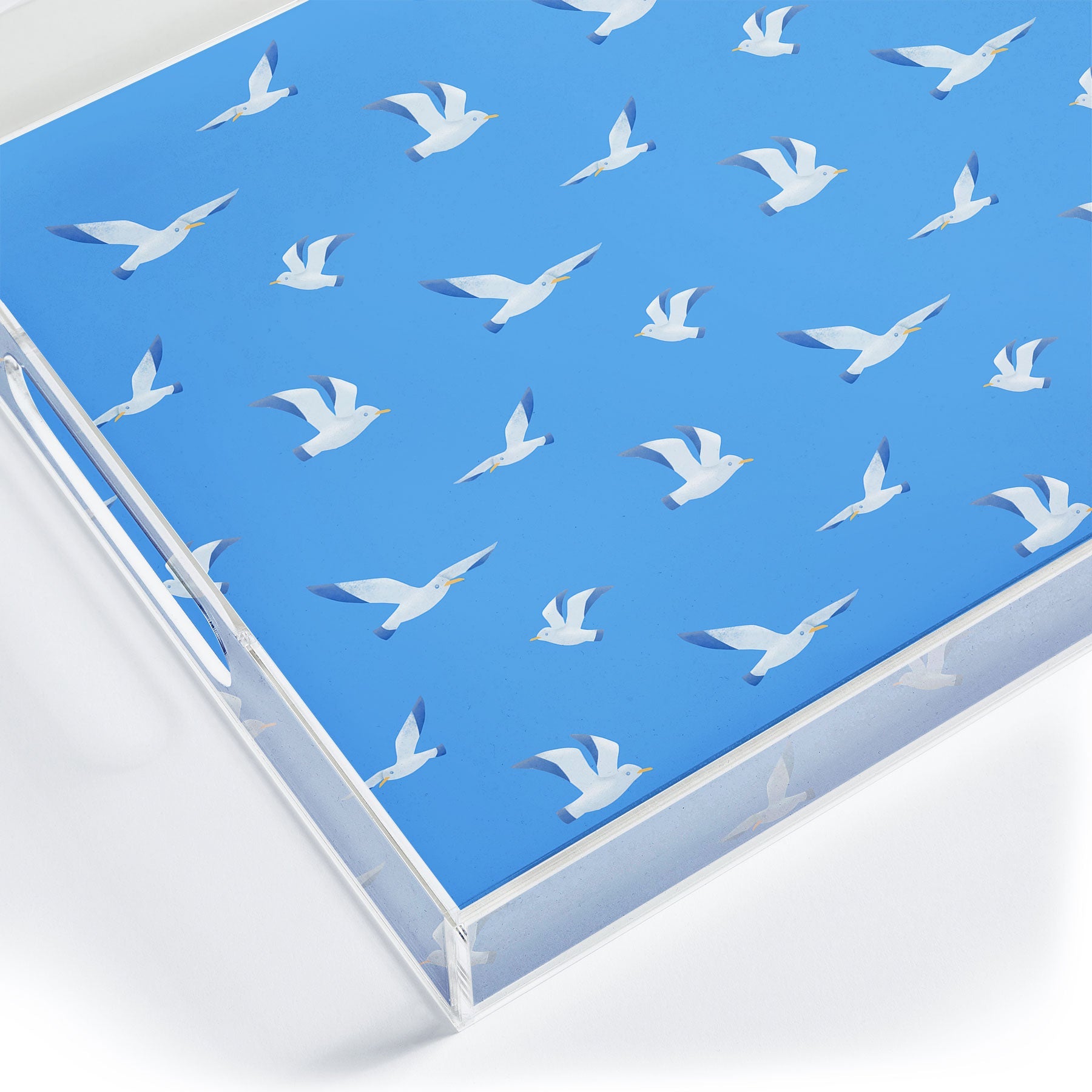 Seta Zakian Seagulls pattern Acrylic Tray