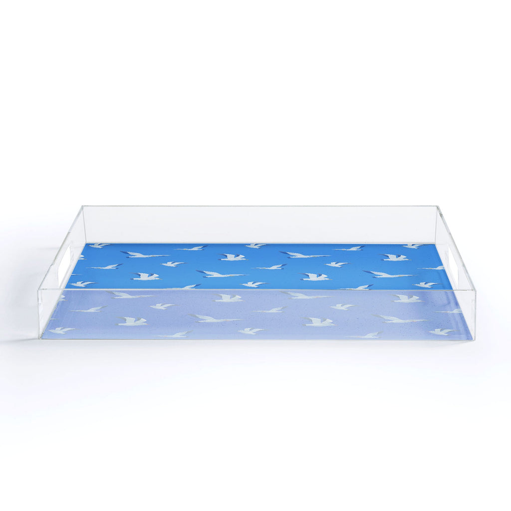 Seta Zakian Seagulls pattern Acrylic Tray