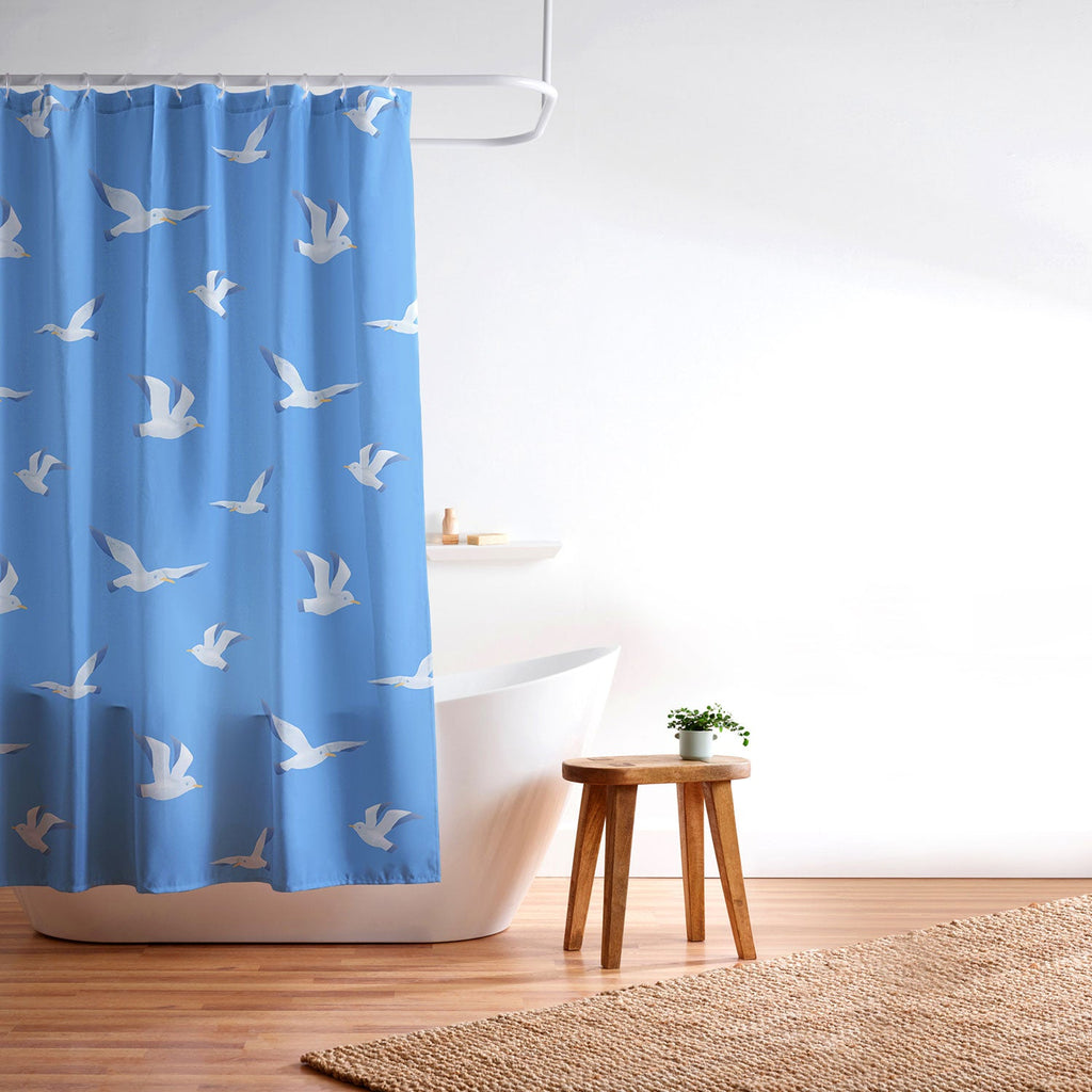Seta Zakian Seagulls pattern Shower Curtain