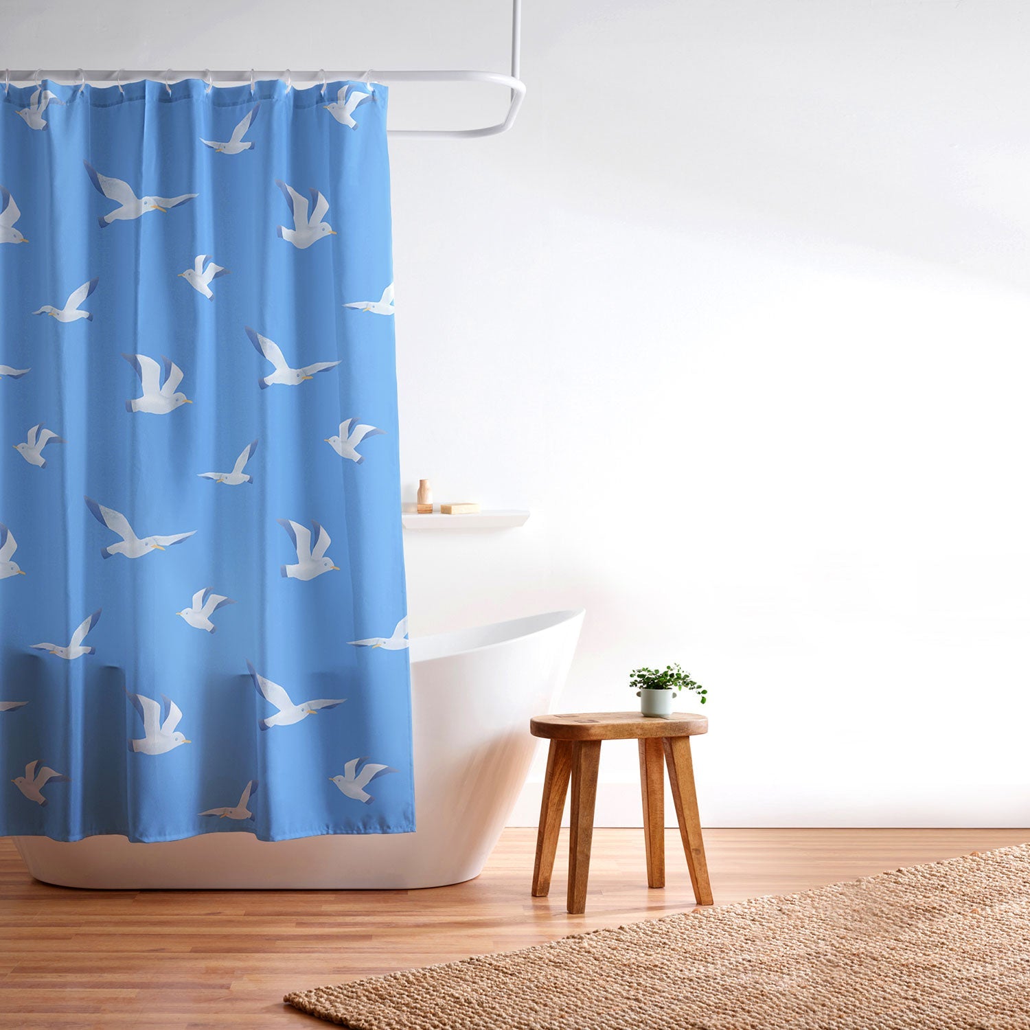 Seta Zakian Seagulls pattern Shower Curtain