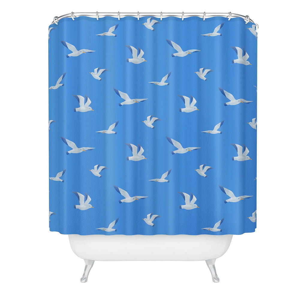 Seta Zakian Seagulls pattern Shower Curtain