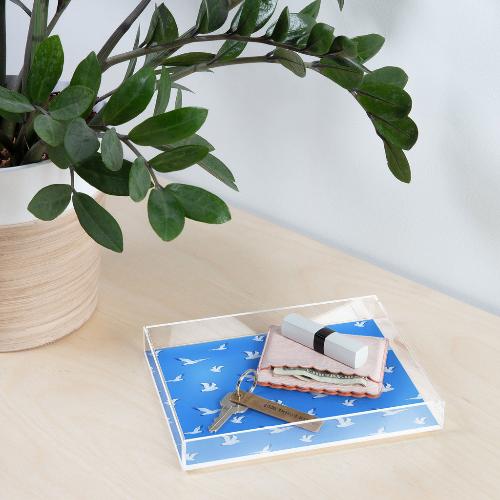 Seta Zakian Seagulls pattern Acrylic Tray