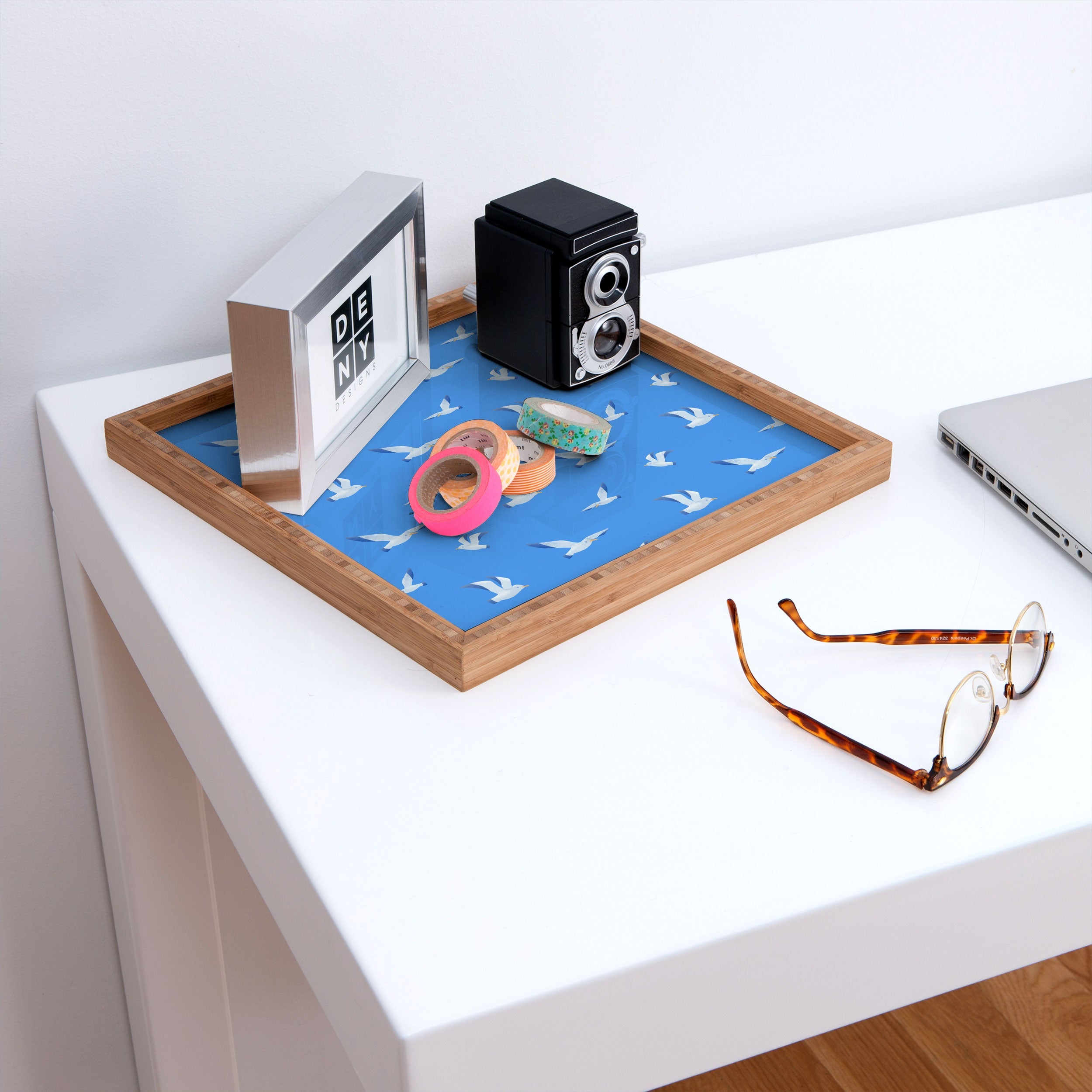 Seta Zakian Seagulls pattern Square Tray