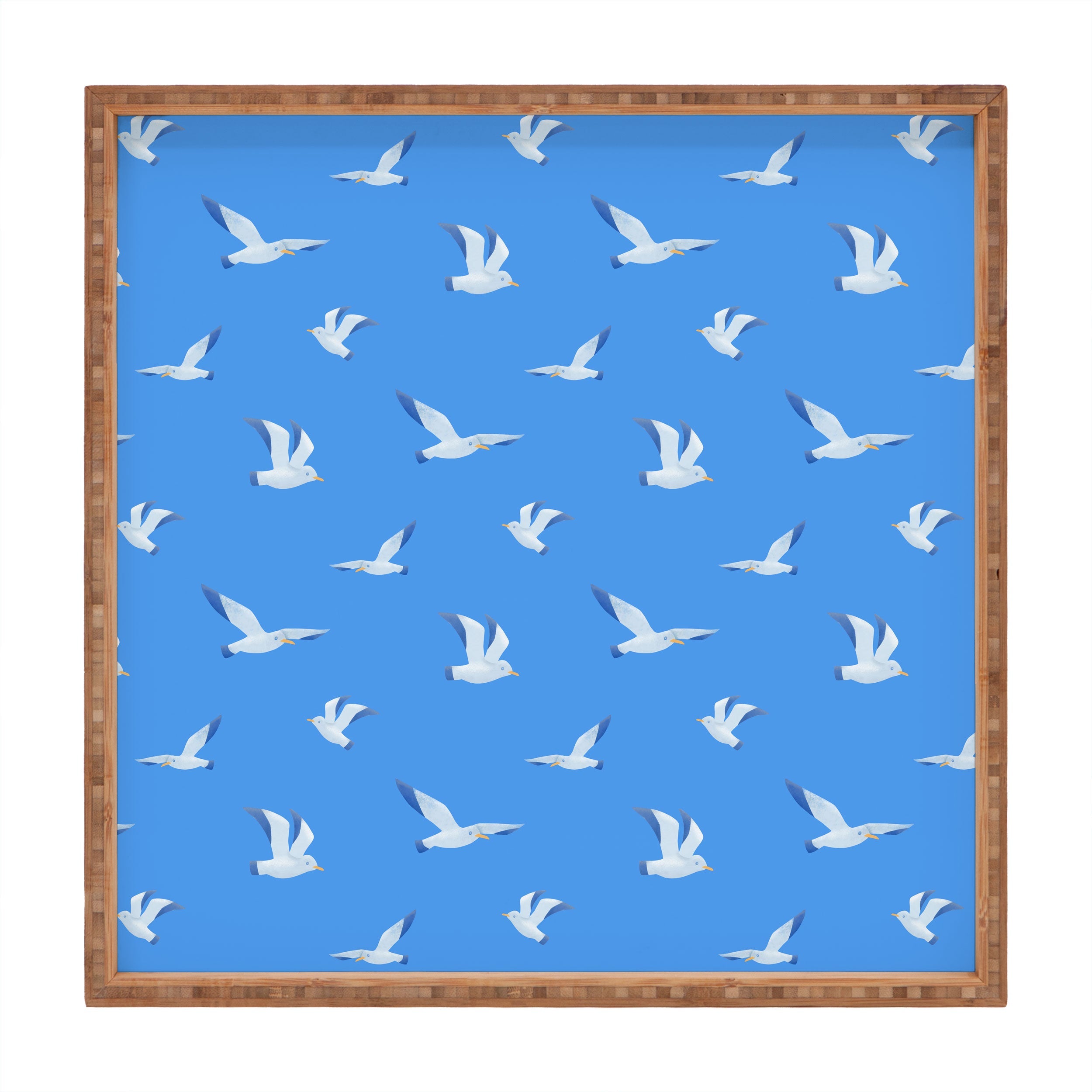 Seta Zakian Seagulls pattern Square Tray