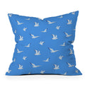Seta Zakian Seagulls pattern Throw Pillow