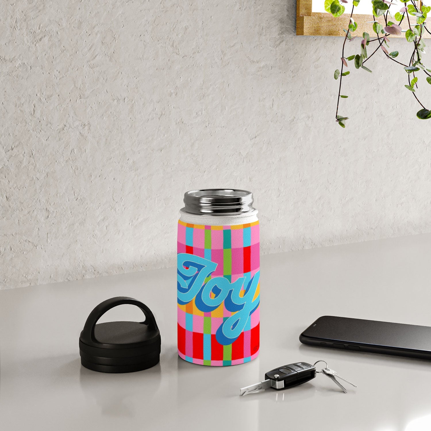 Seta Zakian Stripe Hype Joy Water Bottle