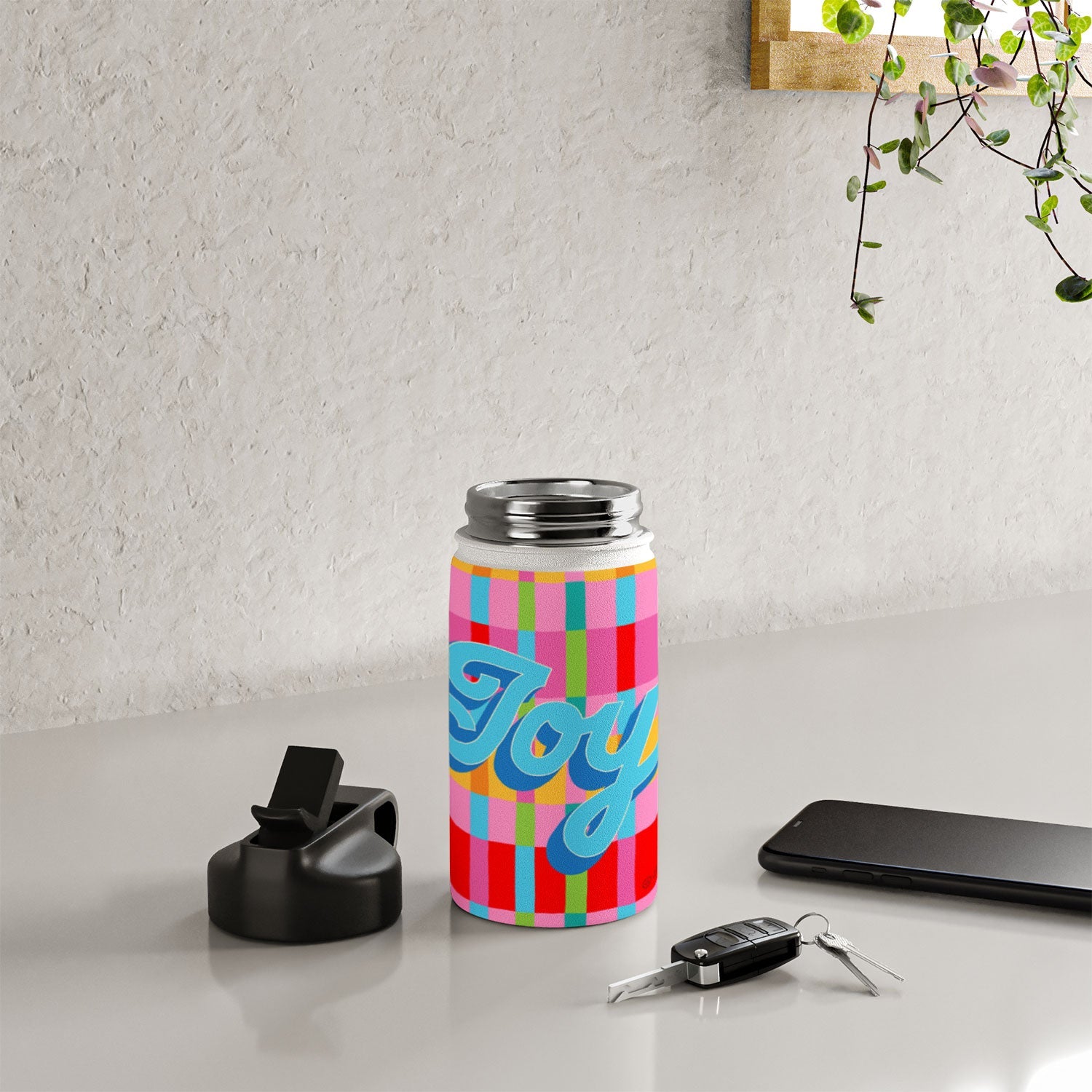 Seta Zakian Stripe Hype Joy Water Bottle