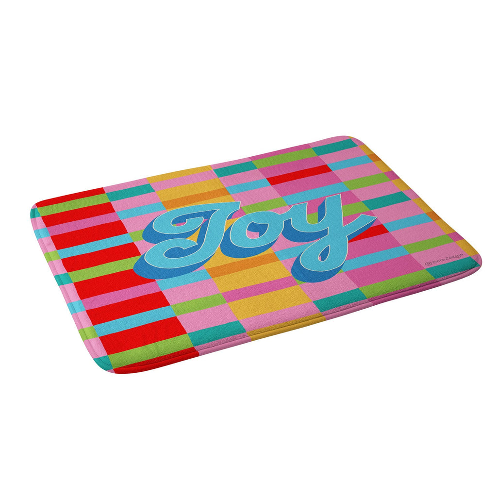 Seta Zakian Stripe Hype Joy Memory Foam Bath Mat
