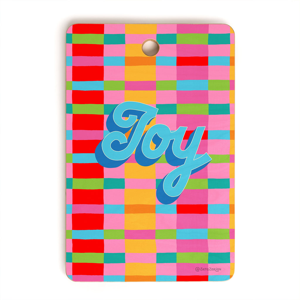 Seta Zakian Stripe Hype Joy Cutting Board Rectangle