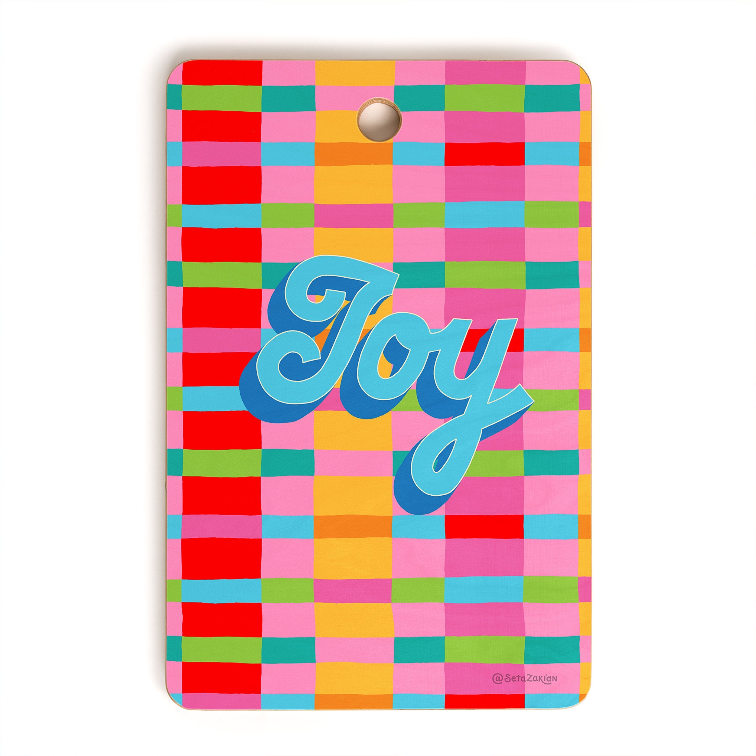 Seta Zakian Stripe Hype Joy Cutting Board Rectangle